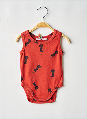 Body de lenjerie imprimeu fantezie roșu BOBO CHOSES garcon