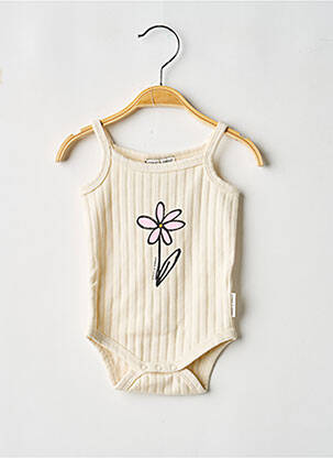Body de lenjerie serigrafie bej SPROET & SPROUT fille