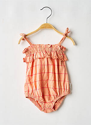 Salopetă pentru bebeluși imprimeu fantezie portocaliu SPROET & SPROUT fille