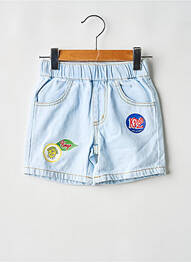 Șort țesătură denim talie elastică albastru KENZO fille