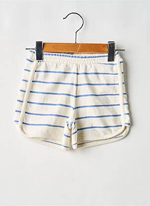 Șort croială dreaptă talie elastică albastru TOCOTO VINTAGE garcon