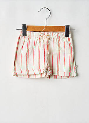 Șort închidere cu legături de legat talie elastică bej ARSENE ET LES PIPELETTES garcon