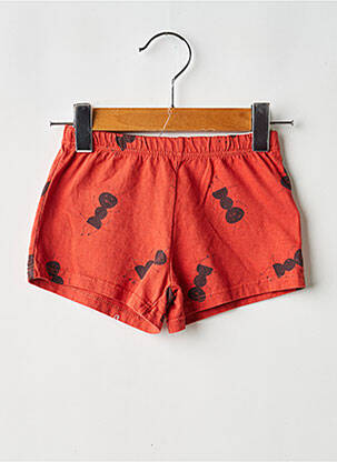 Șort croială dreaptă talie elastică maro BOBO CHOSES garcon