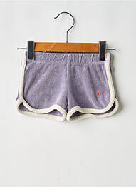 Șort croială dreaptă talie elastică violet BOBO CHOSES fille