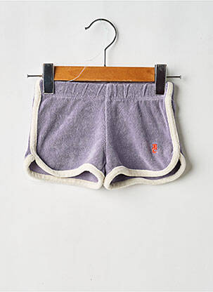 Șort croială dreaptă talie elastică violet BOBO CHOSES fille