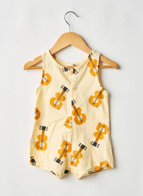 Salopetă scurtă fără mâneci fără mâneci galben BOBO CHOSES fille