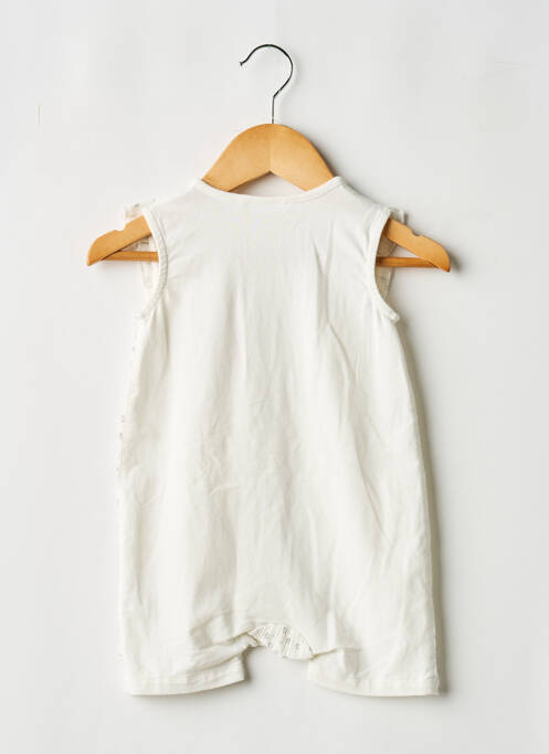 Salopetă scurtă închidere presată fără mâneci alb NOUKIE'S fille