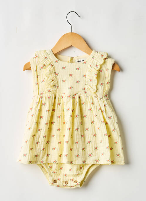 Set șort talie elastică galben TOCOTO VINTAGE fille