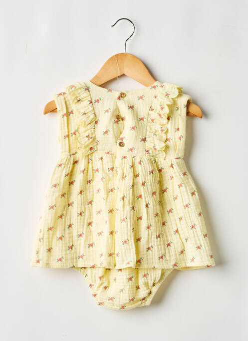 Set șort talie elastică galben TOCOTO VINTAGE fille