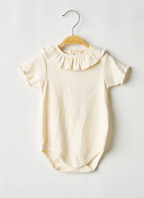 Body de lenjerie închidere cu capse la picioare bej UAUA fille