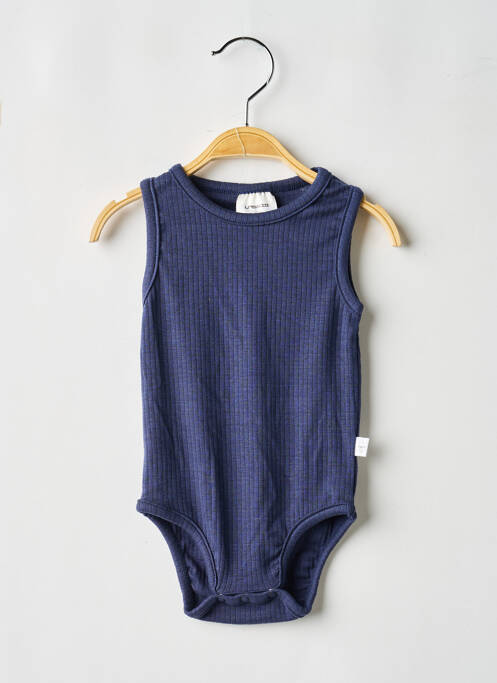 Body de lenjerie închidere cu capse la picioare albastru LÄSSIG enfant