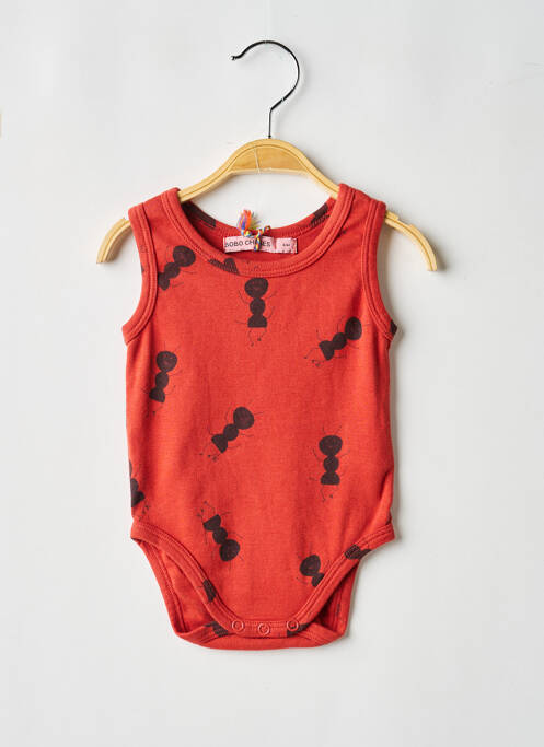 Body de lenjerie imprimeu fantezie roșu BOBO CHOSES garcon