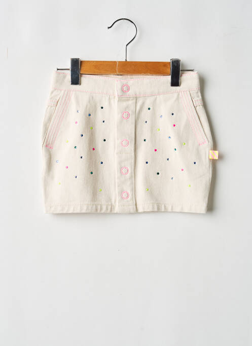 Fustă scurtă croială dreaptă alb BILLIEBLUSH fille