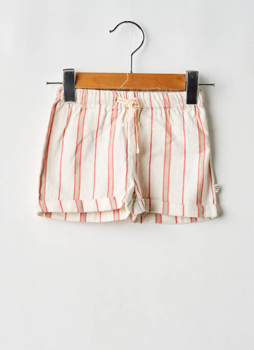 Șort închidere cu legături de legat talie elastică bej ARSENE ET LES PIPELETTES garcon