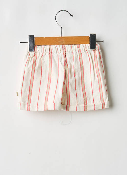 Șort închidere cu legături de legat talie elastică bej ARSENE ET LES PIPELETTES garcon