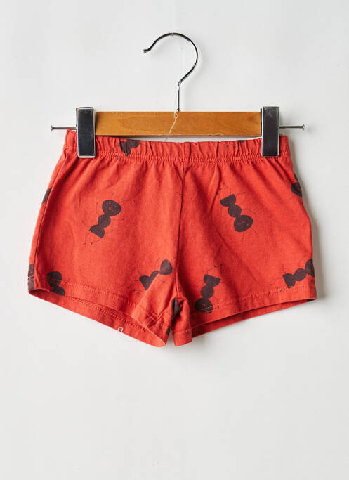 Șort croială dreaptă talie elastică maro BOBO CHOSES garcon