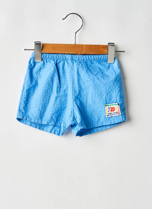 Șort croială dreaptă talie elastică albastru BOBO CHOSES garcon