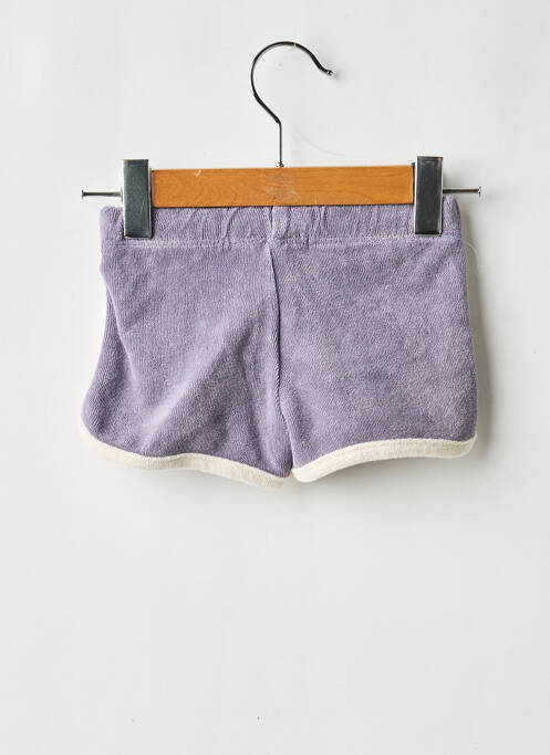 Șort croială dreaptă talie elastică violet BOBO CHOSES fille