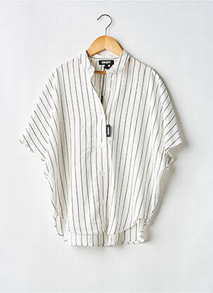 Cămașă mâneci scurte mâneci scurte alb DKNY fille