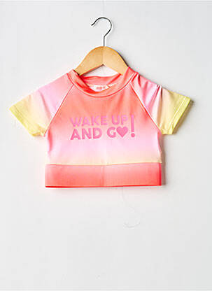 Top croială cambrată mâneci scurte portocaliu BILLIEBLUSH fille