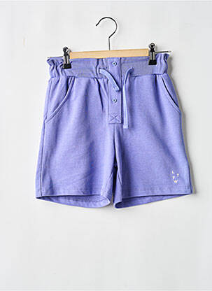 Șort buzunare talie elastică violet LETTER TO THE WORLD fille