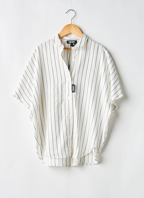 Cămașă mâneci scurte mâneci scurte alb DKNY fille