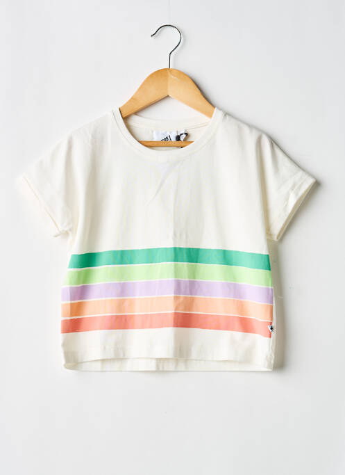 Tricou elasticitate mâneci scurte alb COS I SAID SO fille