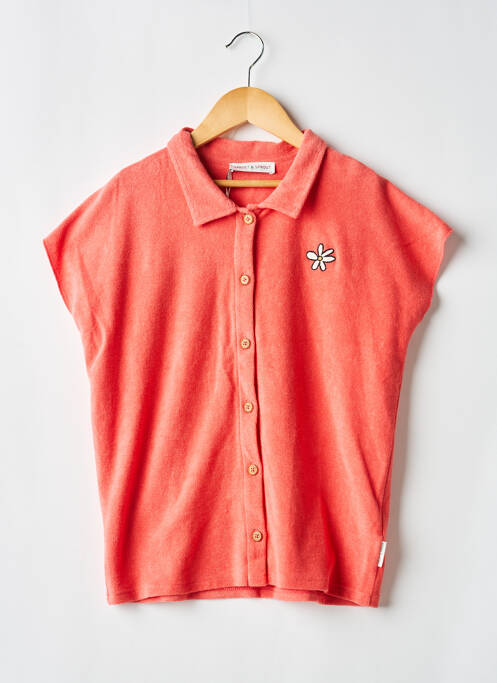 Cămașă mâneci scurte mâneci scurte portocaliu SPROET & SPROUT fille