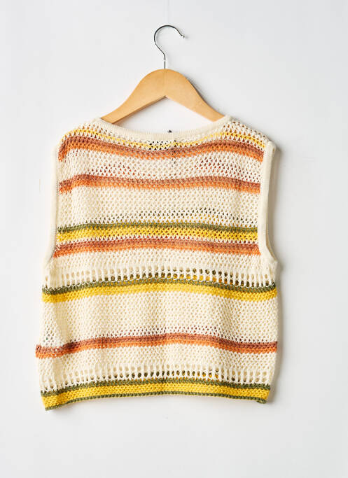 Top croială dreaptă mâneci scurte portocaliu DIXIE fille