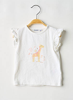 Tricou elasticitate mâneci scurte bej NOUKIE'S fille