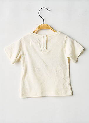 Tricou închidere presată mâneci scurte bej LES PETITES CHOSES băiat