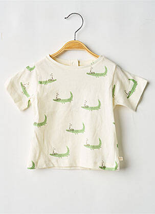 Tricou imprimeu fantezie mâneci lungi bej LES PETITES CHOSES băiat