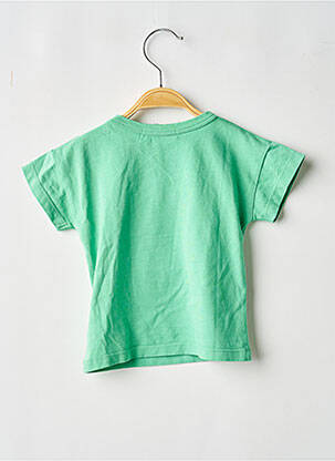 Tricou bio mâneci scurte verde BOBO CHOSES fată