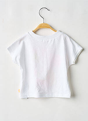 Tricou elasticitate mâneci scurte alb BILLIEBLUSH fată