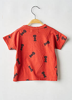 Tricou elasticitate mâneci scurte portocalie BOBO CHOSES băiat