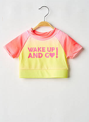 Tricou elasticitate mâneci scurte roz BILLIEBLUSH fată