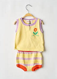 Set pantaloni strânsă la bază galben BOBO CHOSES fille