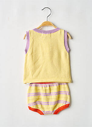 Set pantaloni strânsă la bază galben BOBO CHOSES fată