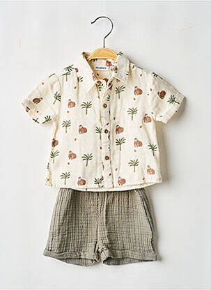 Set șort croială dreaptă verde NOUKIE'S garcon