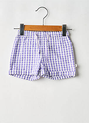 Șort închidere cu legături de legat talie elastică violet ARSENE ET LES PIPELETTES fille