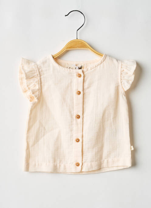 Cămașă mâneci scurte mâneci scurte portocaliu LES PETITES CHOSES fille