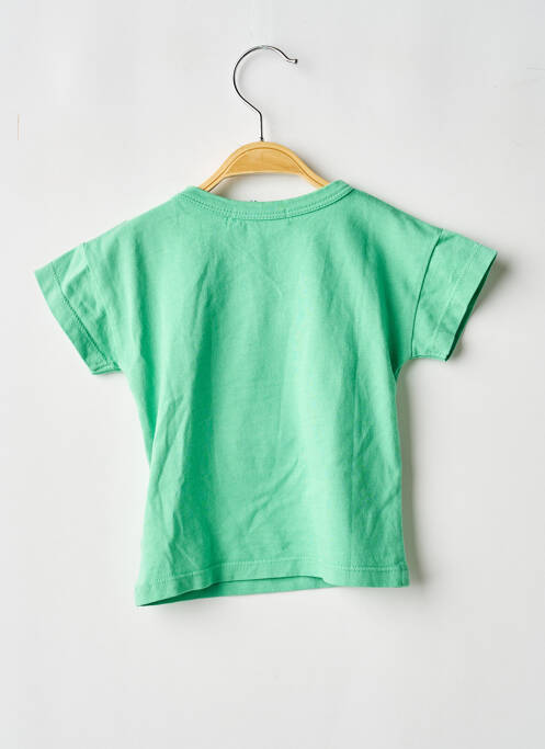 Tricou elasticitate mâneci scurte verde BOBO CHOSES fille