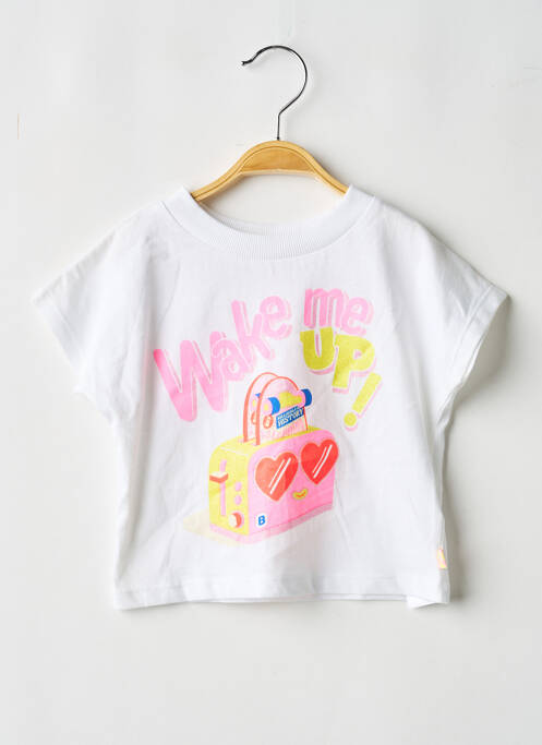 Tricou elasticitate mâneci scurte alb BILLIEBLUSH fille