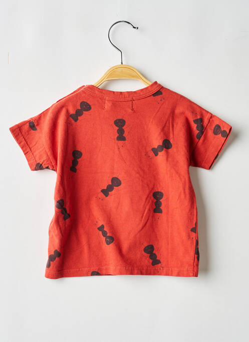 Tricou elasticitate mâneci scurte portocaliu BOBO CHOSES garcon