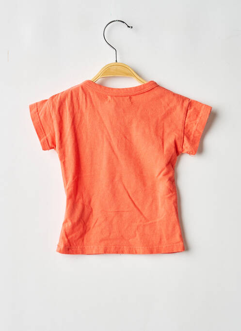 Tricou elasticitate mâneci scurte portocaliu BOBO CHOSES garcon