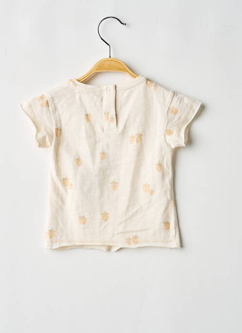 Tricou elasticitate mâneci scurte bej LES PETITES CHOSES fille