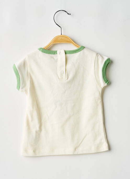 Tricou închidere presată mâneci scurte verde LES PETITES CHOSES garcon