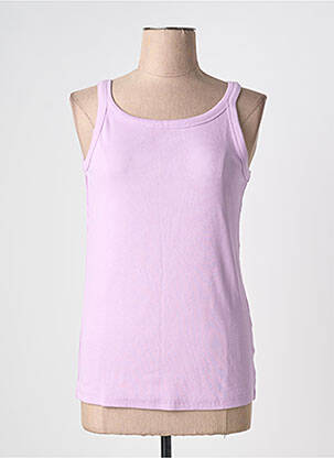 Maiou elasticitate fără mâneci violet KAFFE femme