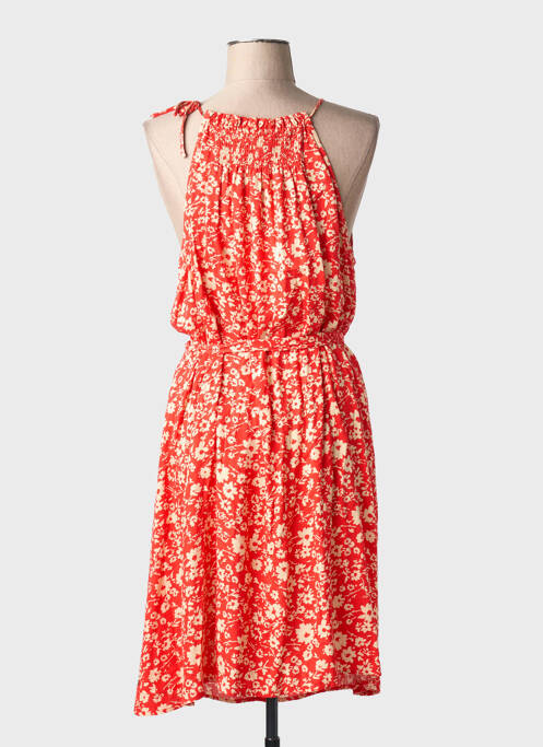 Rochie midi imprimeu floral fără mâneci roșu FREEMAN T.PORTER femme