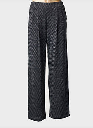 Pantalon drept talie elastică negru KAFFE femeie